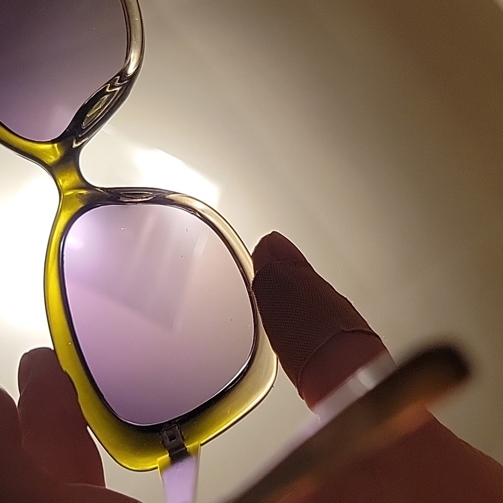 Fossil olive green sunglasses